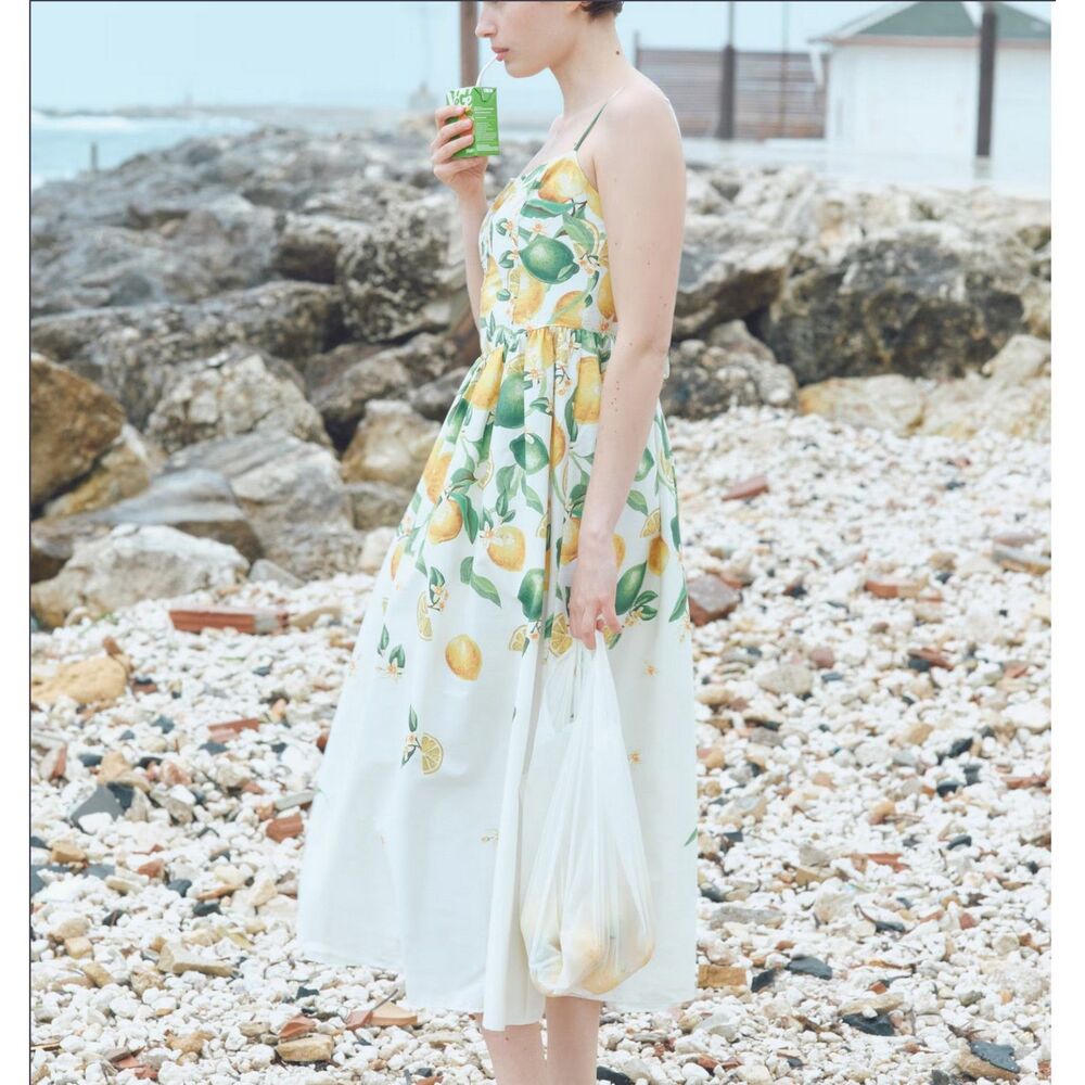 H&M Cotton Strappy Dress